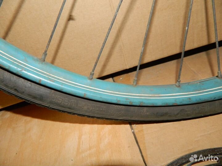 Ретро колесо фара динамо счётчик шина педали СССР