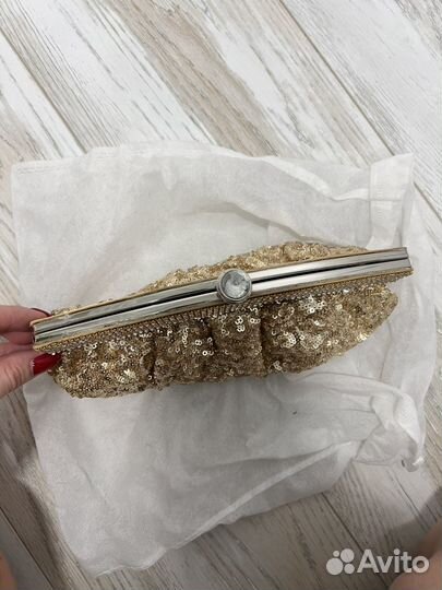 Вечерний клатч с паетками Fabiano Ricco