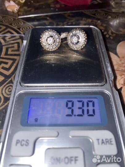 Серьги золотые