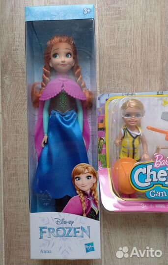 Куклы принцесса Disney Hasbro и Barbie профессия