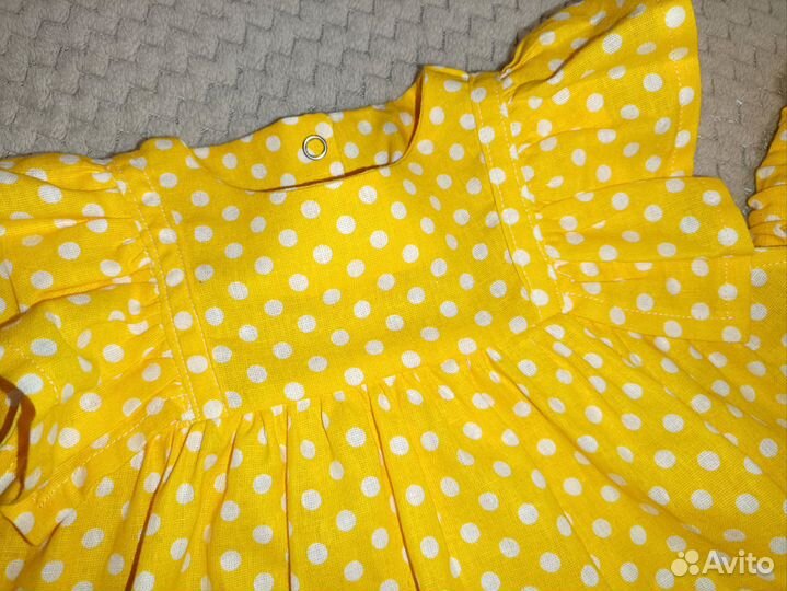 Летний комплект 80 на девочку