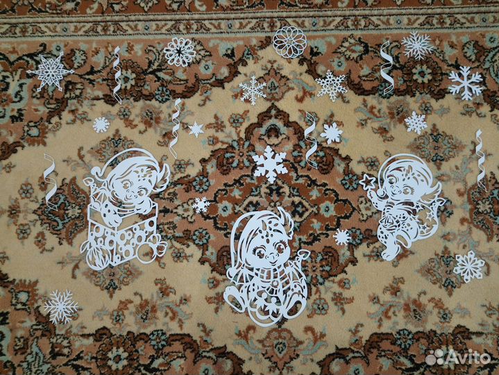 Вытынанки на новый год и др праздники