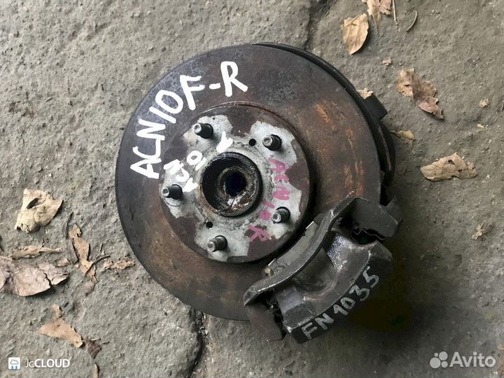 Тормозной диск на toyota nadia ACN10 1azfse