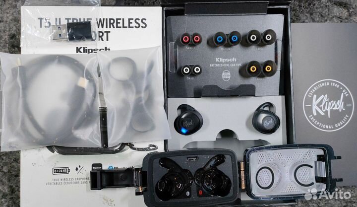 Наушники Klipsch T5 II TW Sport Black (арт. 297984