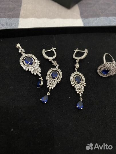 Серьги серебро