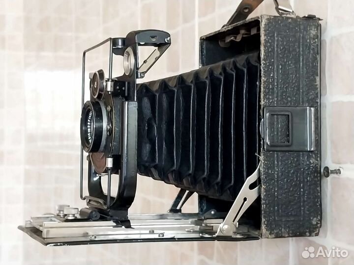 Старинный фотоаппарат Фотокор объектив компур
