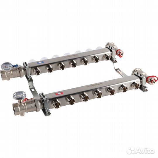 Коллектор в сборе без расходомеров rommer 7 вых