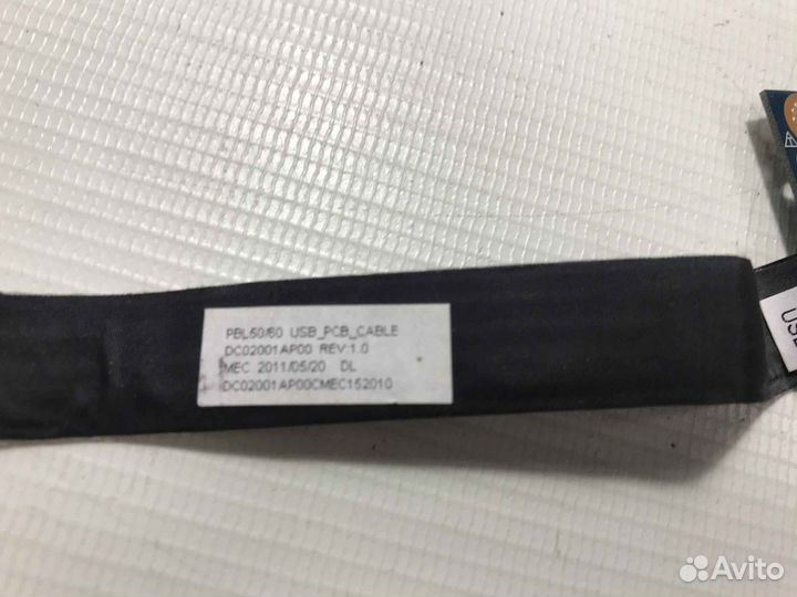 Плата USB и Audio для Asus K53U