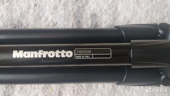 Штатив Manfrotto 190XDB+голова 496RC2