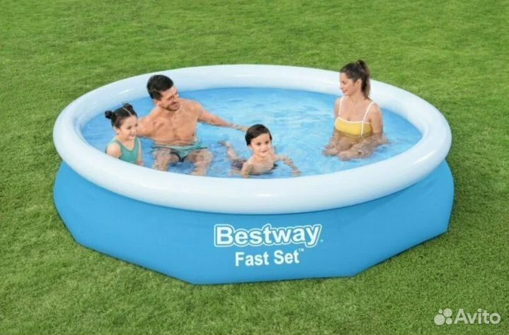 Надувной бассейн Bestway Fast Set Pool (305 х 66)