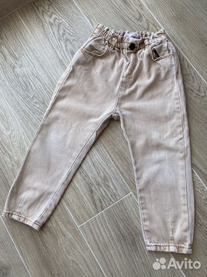Джинсы zara для девочки 98