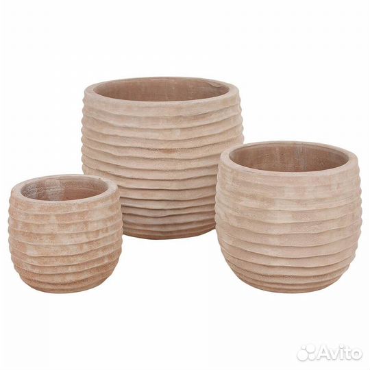 Кашпо для цветы светлое