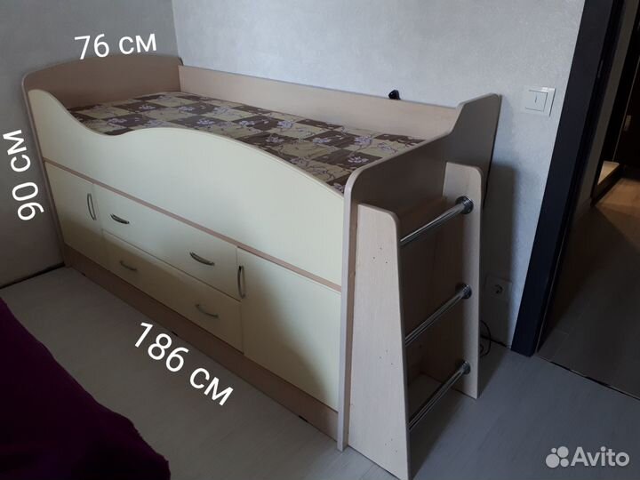 Детская кровать чердак