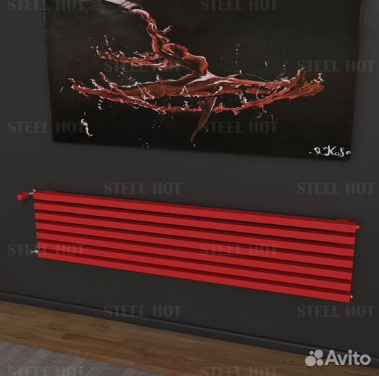 Вертикальный дизайн радиатор Steel V от производит