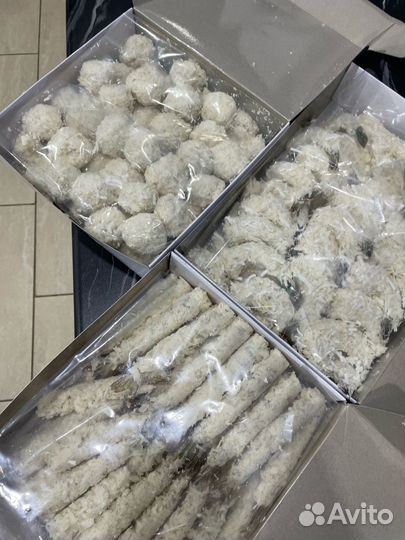 Креветки в панировке