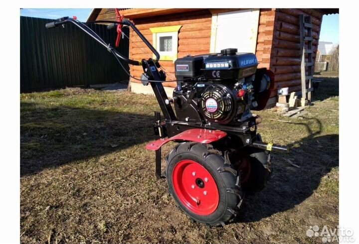 Вспашка мотоблоком