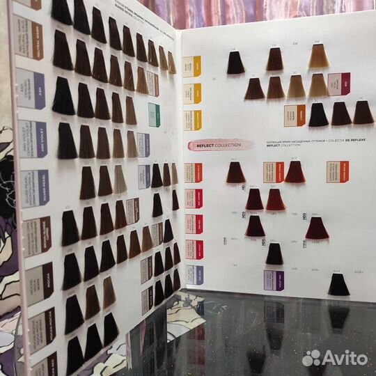 Палитра красок для волос Matrix, Estel De Luxe