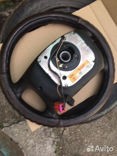 Руль с подушкой на Ауди-А6 в 45 кузове