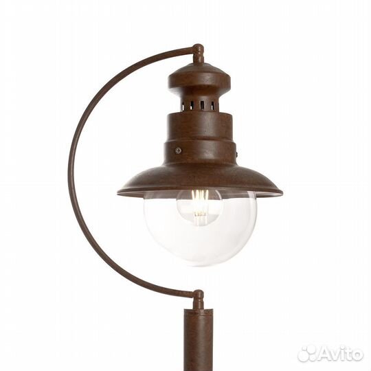Светильник садовый столб PL576 11624 коричневый