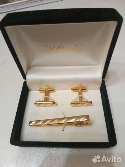 Позолоченные запонки