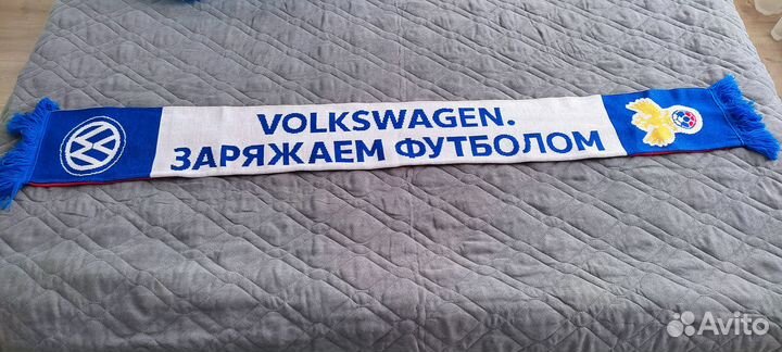 Шарф болельщика футбол Фольксваген новый 140 см