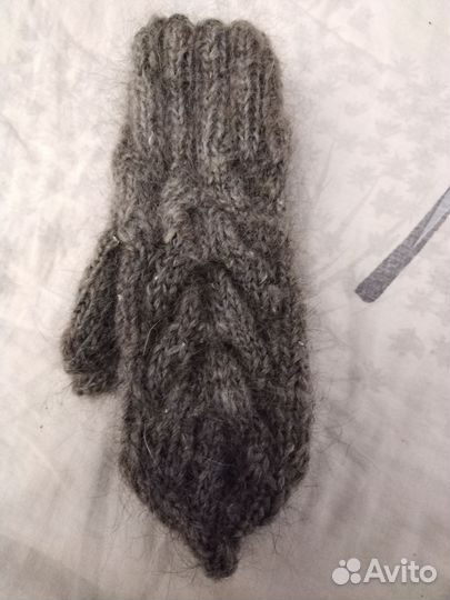 Женские Варежки 100% козий пух ручная вязка