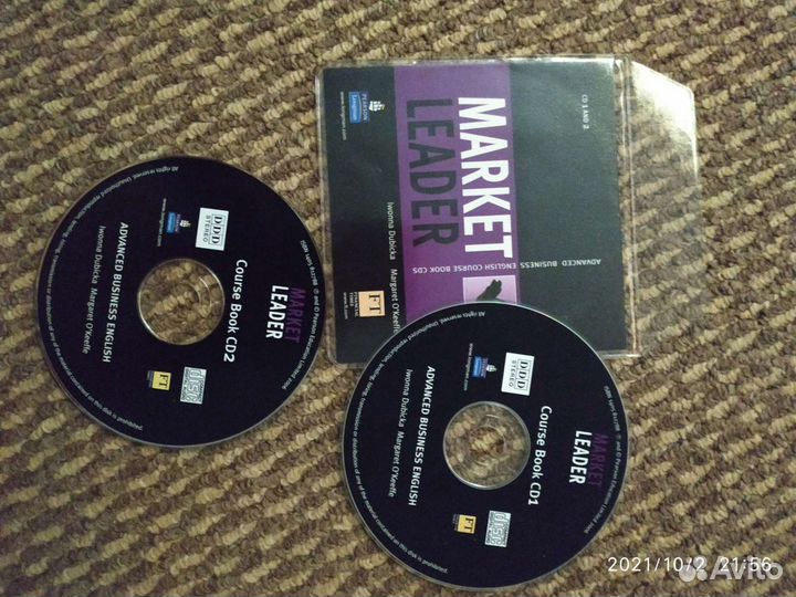 Комплект Market Leader учебник, тетрадь, диски