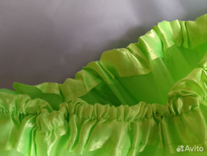 Юбка салатовая фатиновая