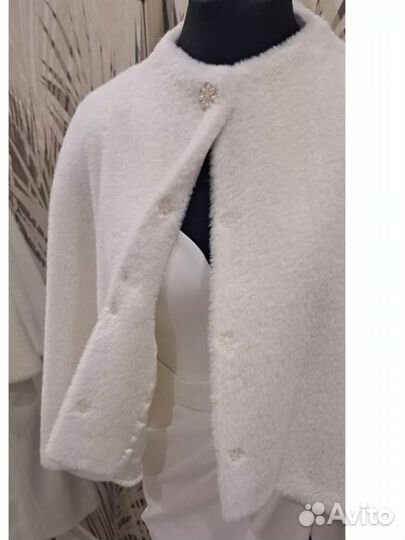 Шубка пончо