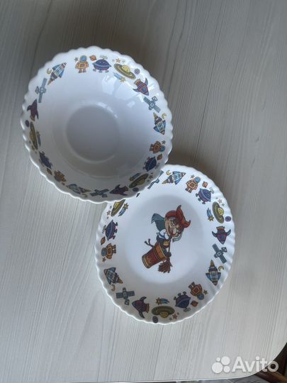 Набор тарелочек 2 шт для детей