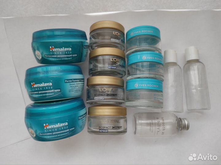 Пустые баночки от кремов