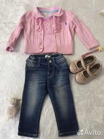 Брендовые вещи для девочки 6/18 мес