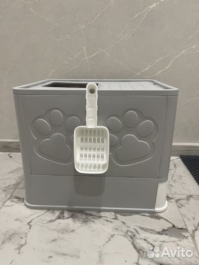 Закрытый лоток для кошек большой