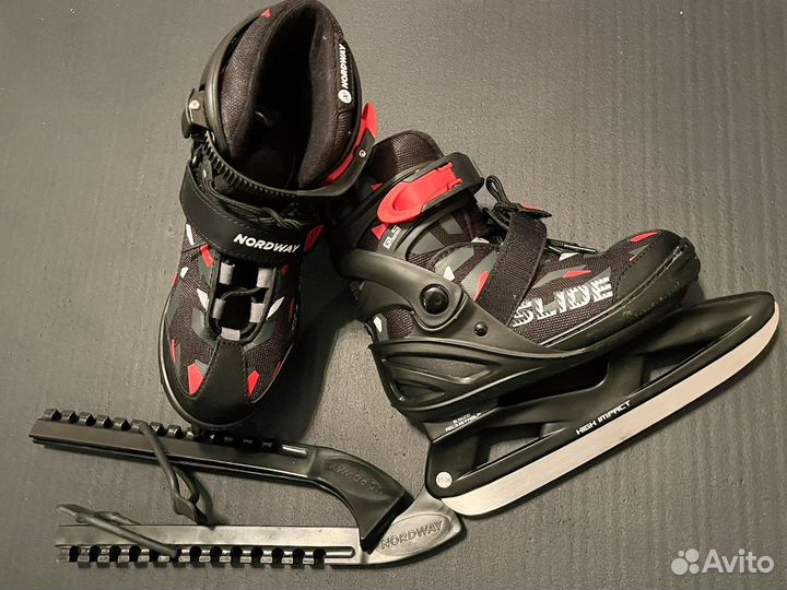 Коньки раздвижные 31 36