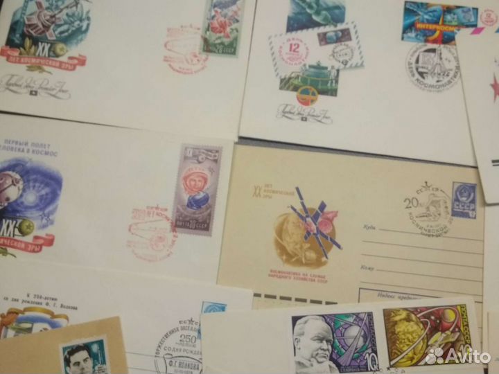 Почтовые конверты первого дня Космос 1968-1984 гг