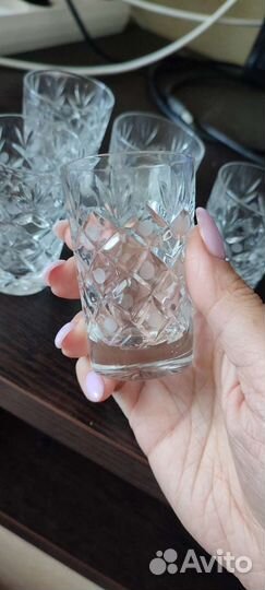 Рюмки хрустальные