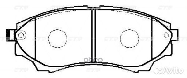 Колодки торм.пер. ford Ranger 05-12, mazda B250