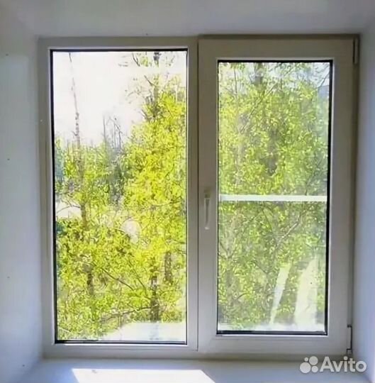 Пластиковое окно на кухню