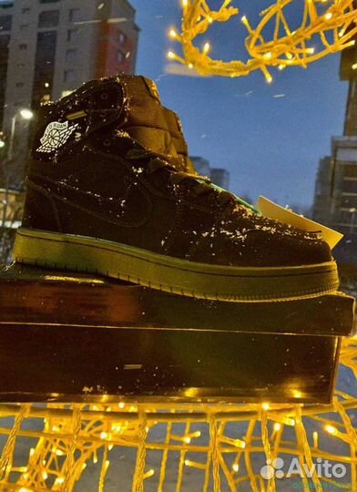 Кроссовки Nike Air Jordan тёплые (Арт.91471)