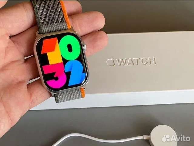 Часы apple watch 8 45 mm silver