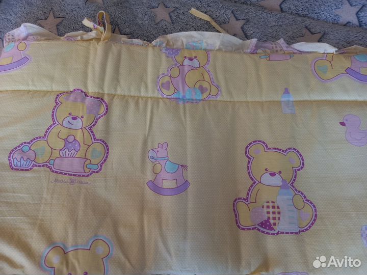 Бортики в детскую кроватку