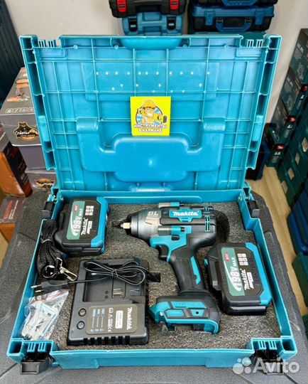 Гайковерт аккумуляторный makita 1500нм мощный