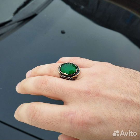 Перстень мужской серебро 925