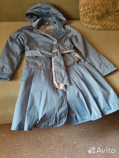 Плащ детский для девочки, размер 128