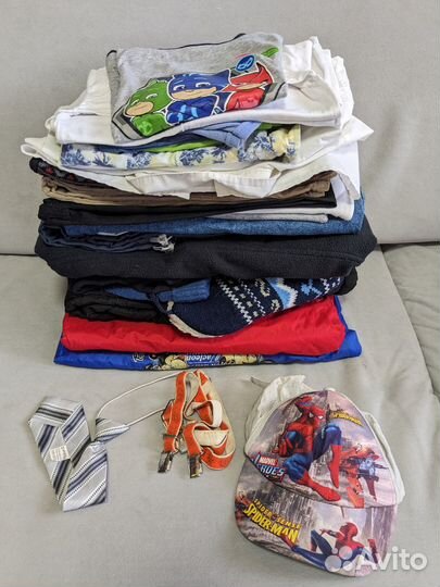 Огромный пакет вещей на мальчика