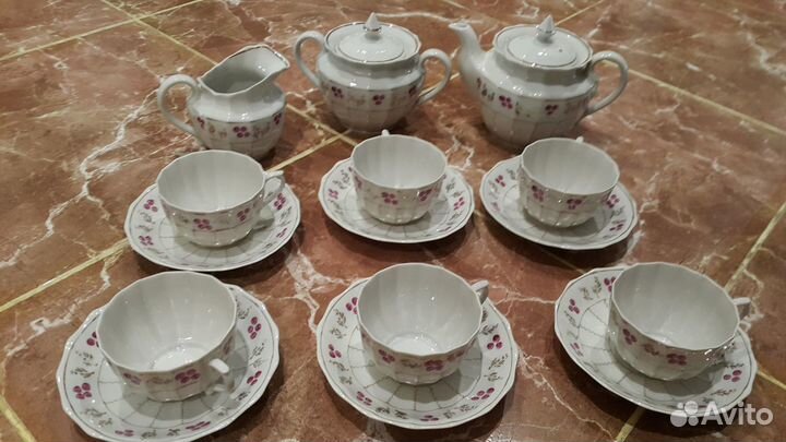 Фарфоровый сервиз чайный Лесная сказка