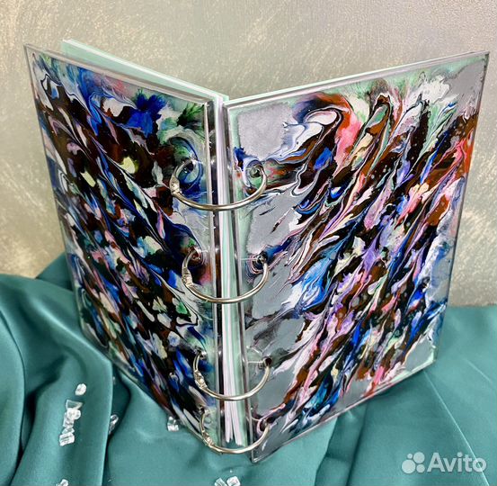 Блокнот ручной работы из эпоксидной смолы А5