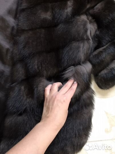 Шуба из песца