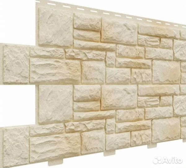 Фасадная панель Доломит Крымский берег Песочный