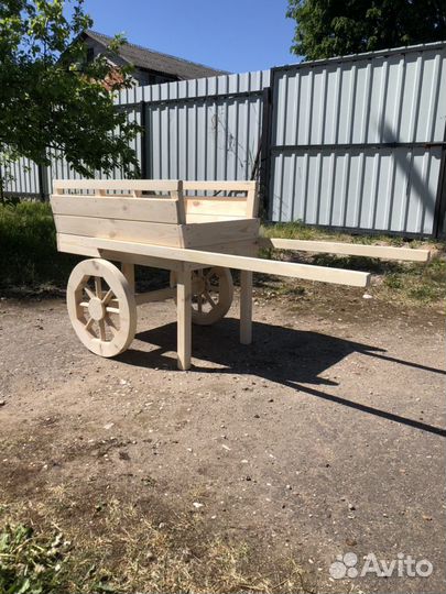 Телега декоративная